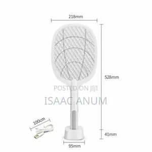 Promo Rechargeable White Mosquito Killer Rocket With Stand