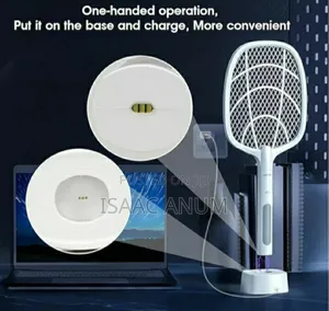Promo Rechargeable White Mosquito Killer Rocket With Stand