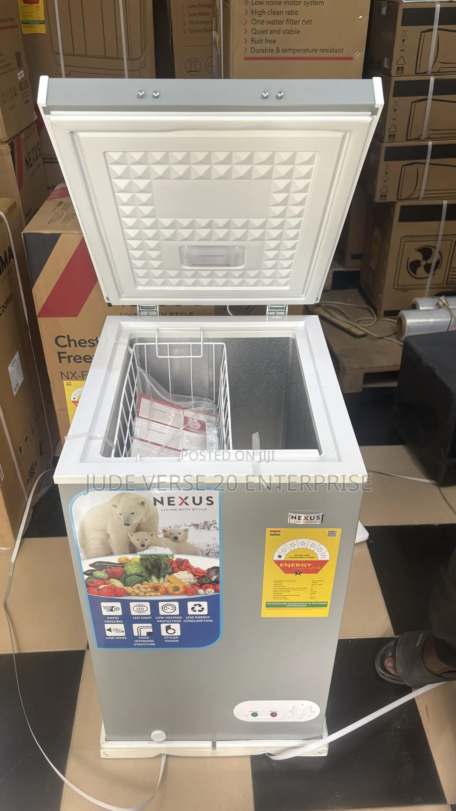 Nexus Chest Freezer 95net Liter