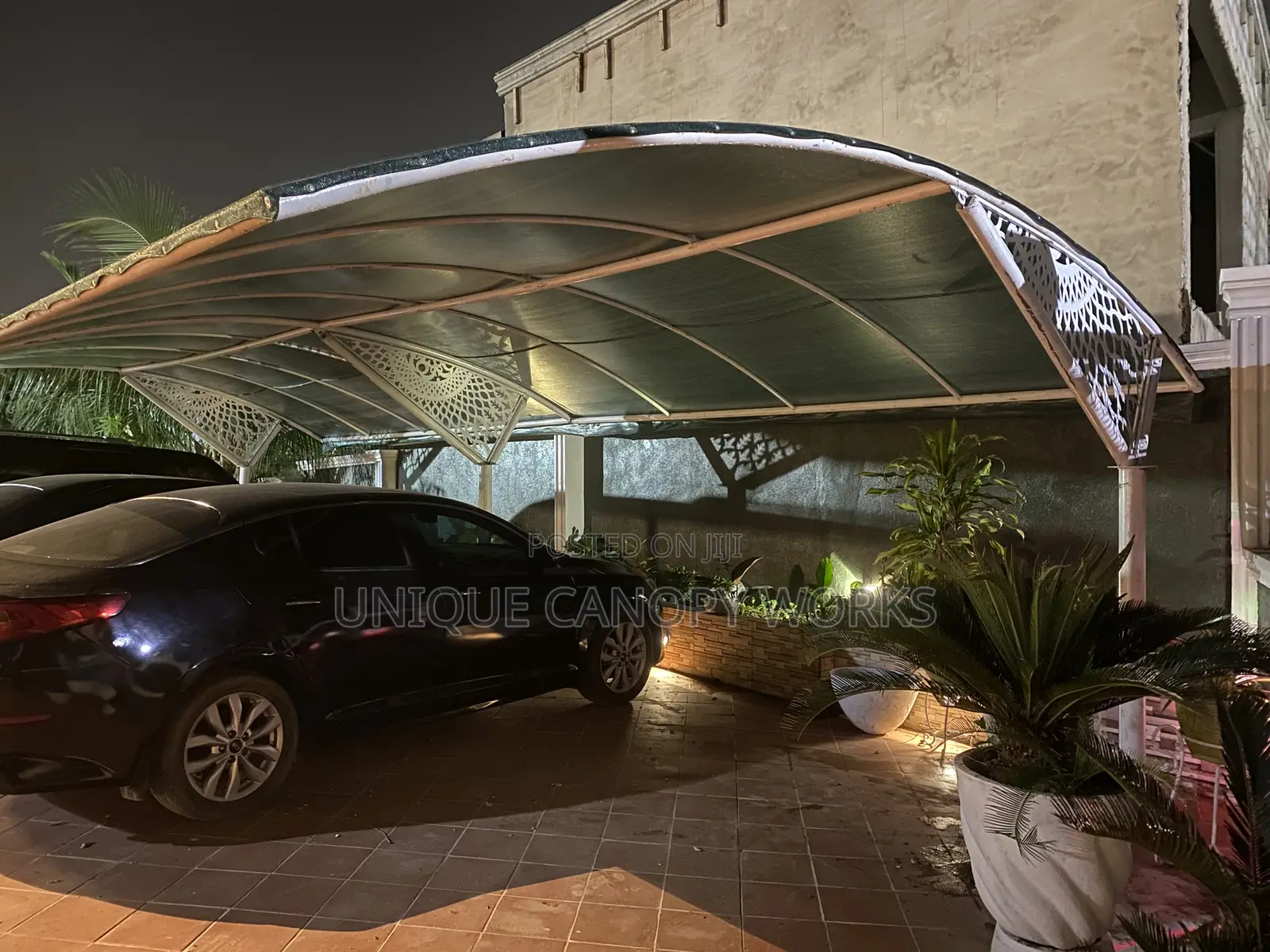 V Designed Car Park