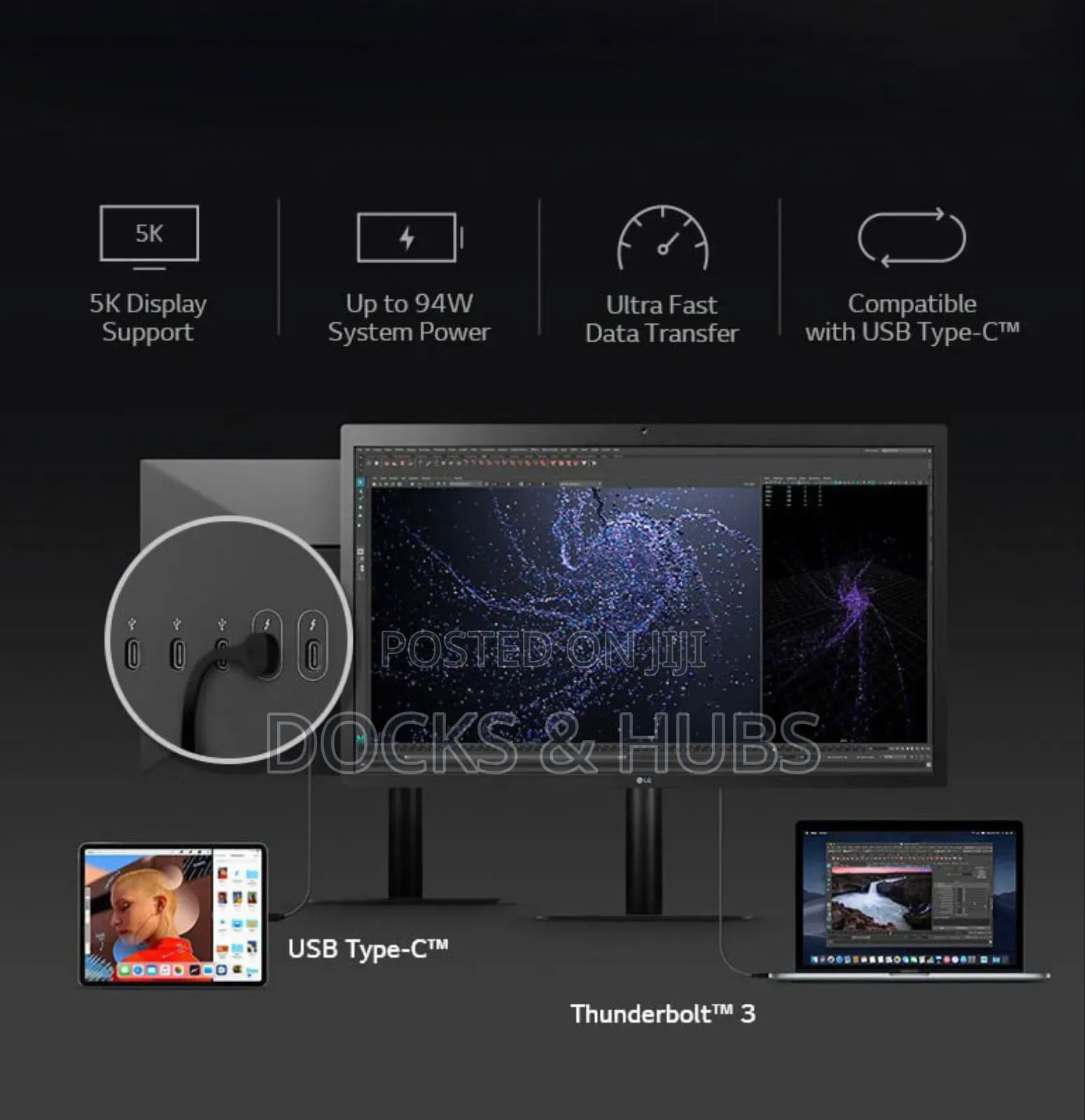 Lg 27” Ultrafinetm Ips Thunderbolt 3 Monitor - Macos Compatibility