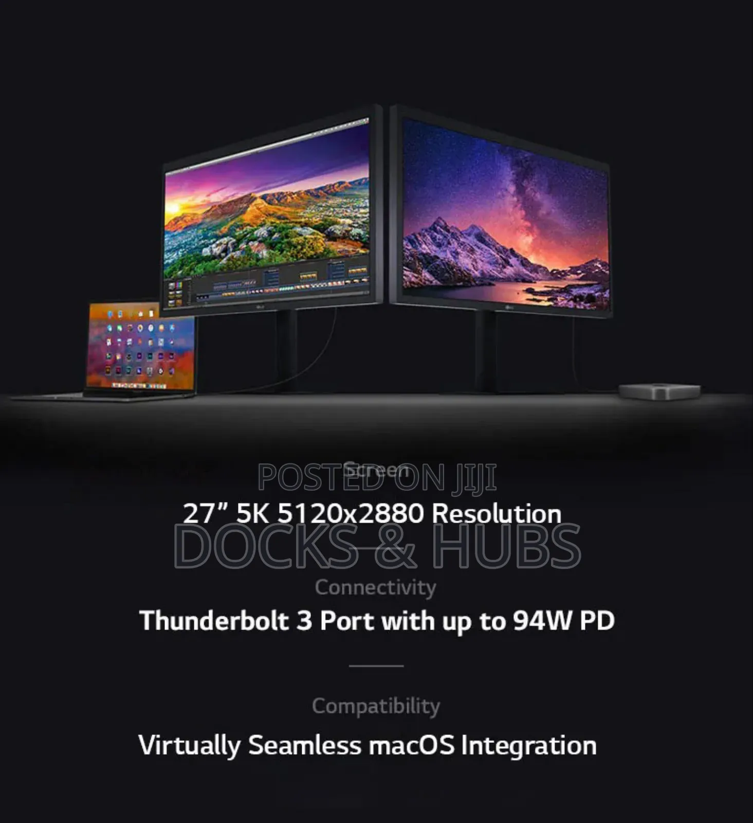 Lg 27” Ultrafinetm Ips Thunderbolt 3 Monitor - Macos Compatibility