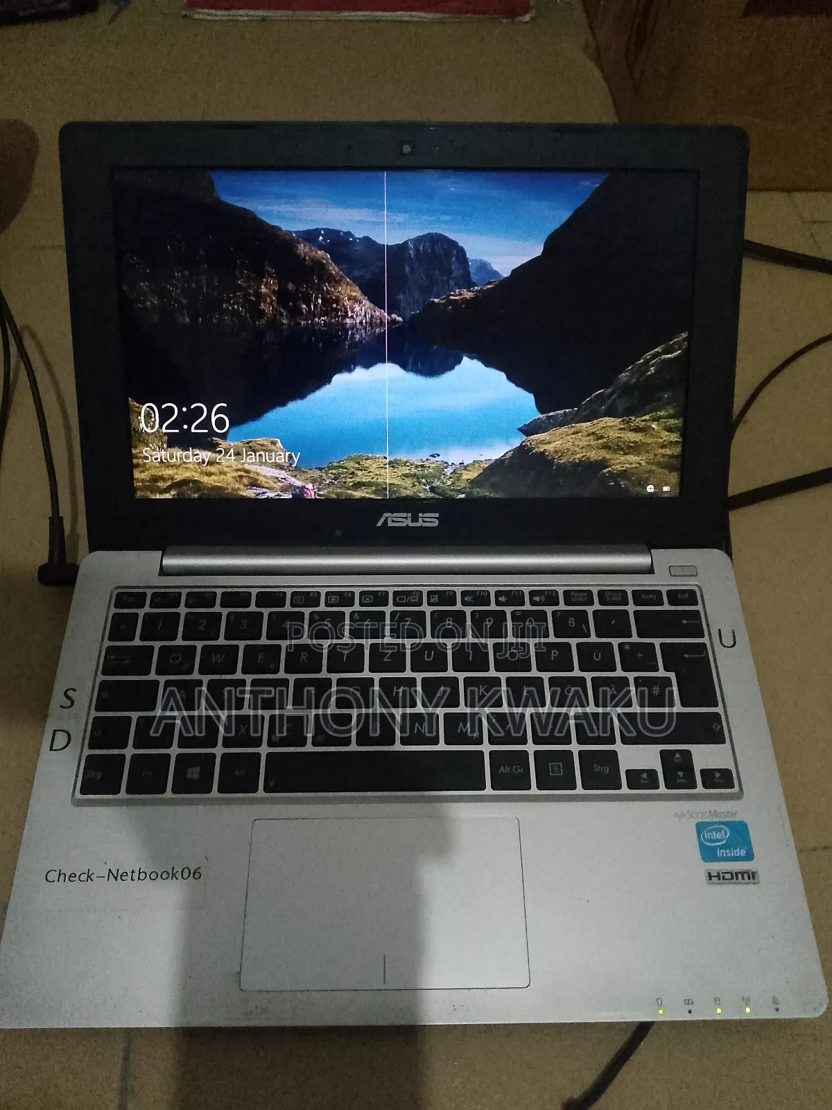 Laptop Asus X201E 4GB Intel HDD 320GB