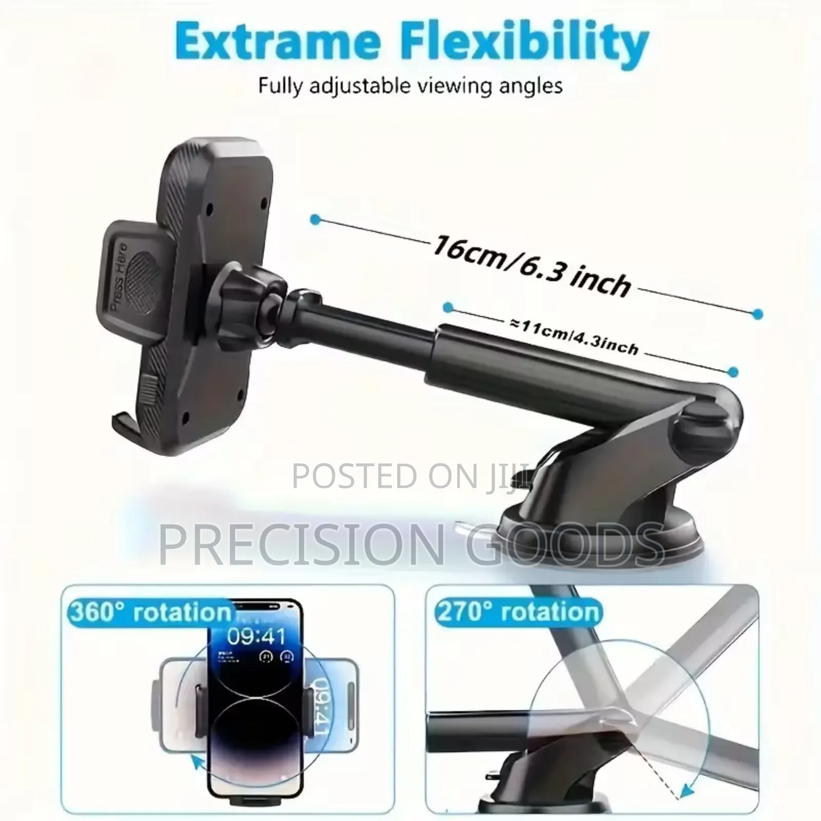 360° Rotatable Dashboard Phone Mount