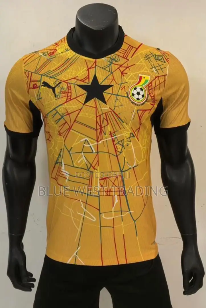 Ghana Black Stars 2026 World Cup Jersey - Ghana Jersey Yellow