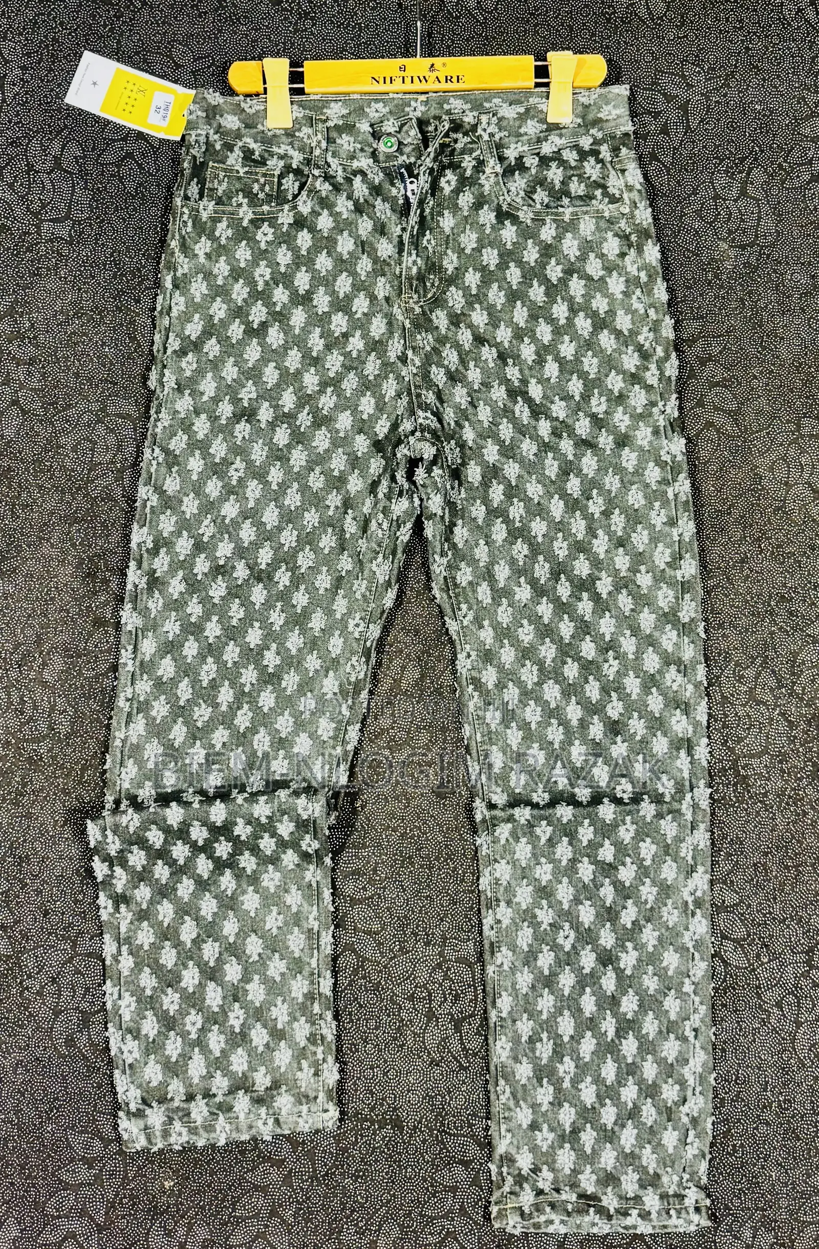 High Quality Chrome Heart Drew Baggy Jeans Available