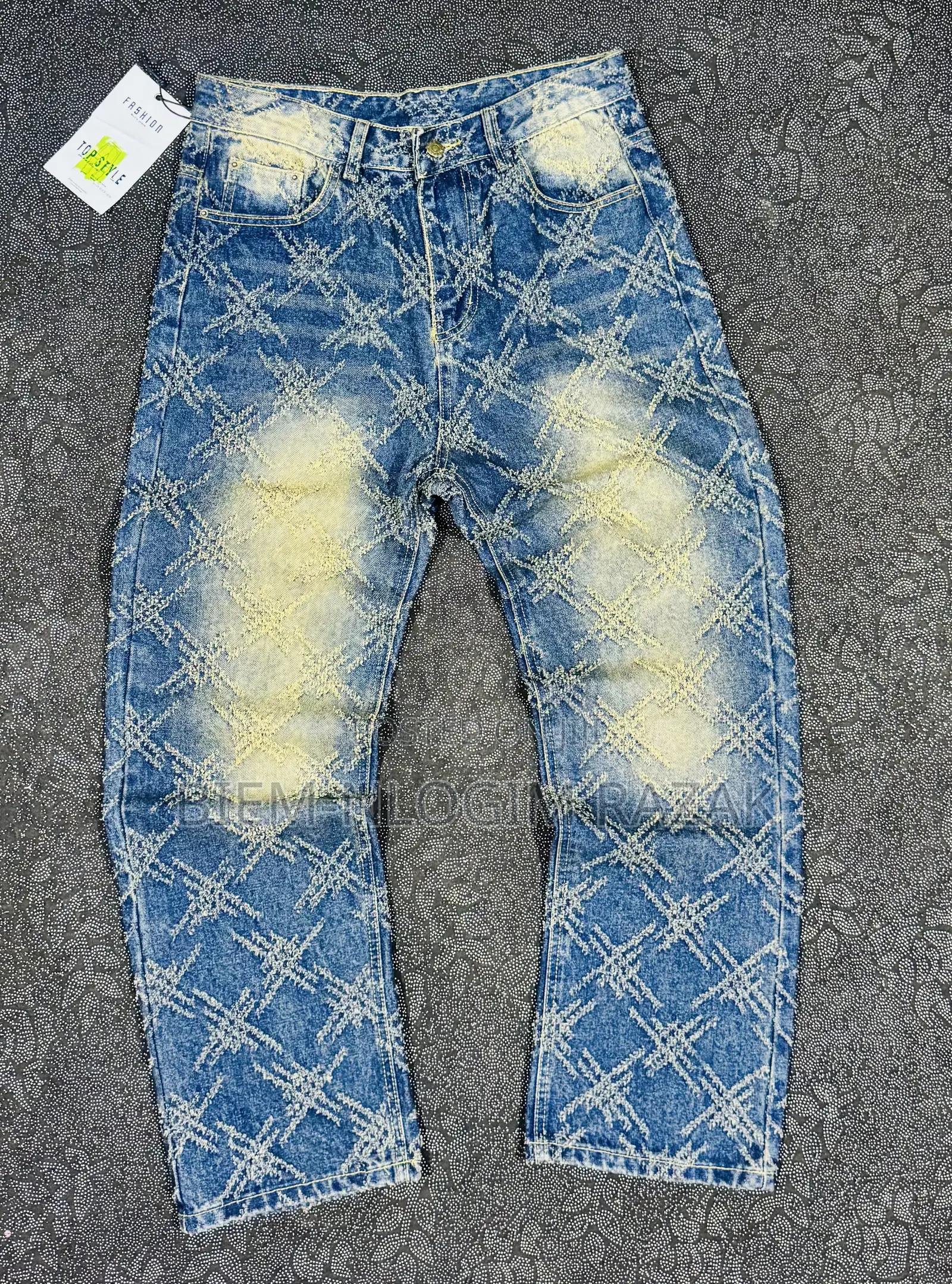 High Quality Chrome Heart Drew Baggy Jeans Available