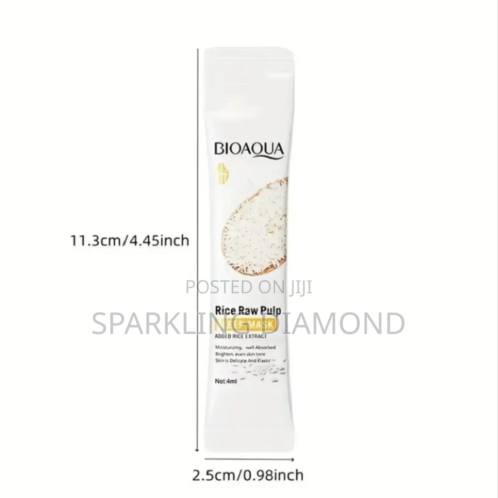 Bioaqua Rice Sleeping Mask (4ml) — Overnight Glow in Adjiriganor - Face ...
