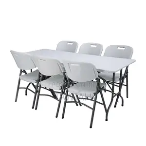 Plastic Folding Table With 6 Chairs