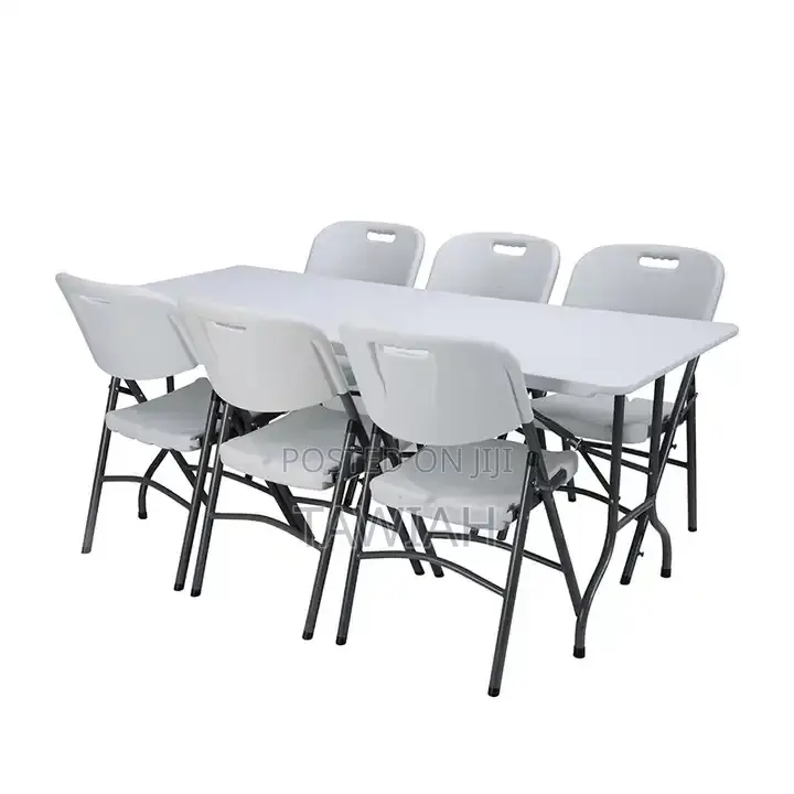 Plastic Folding Table With 6 Chairs