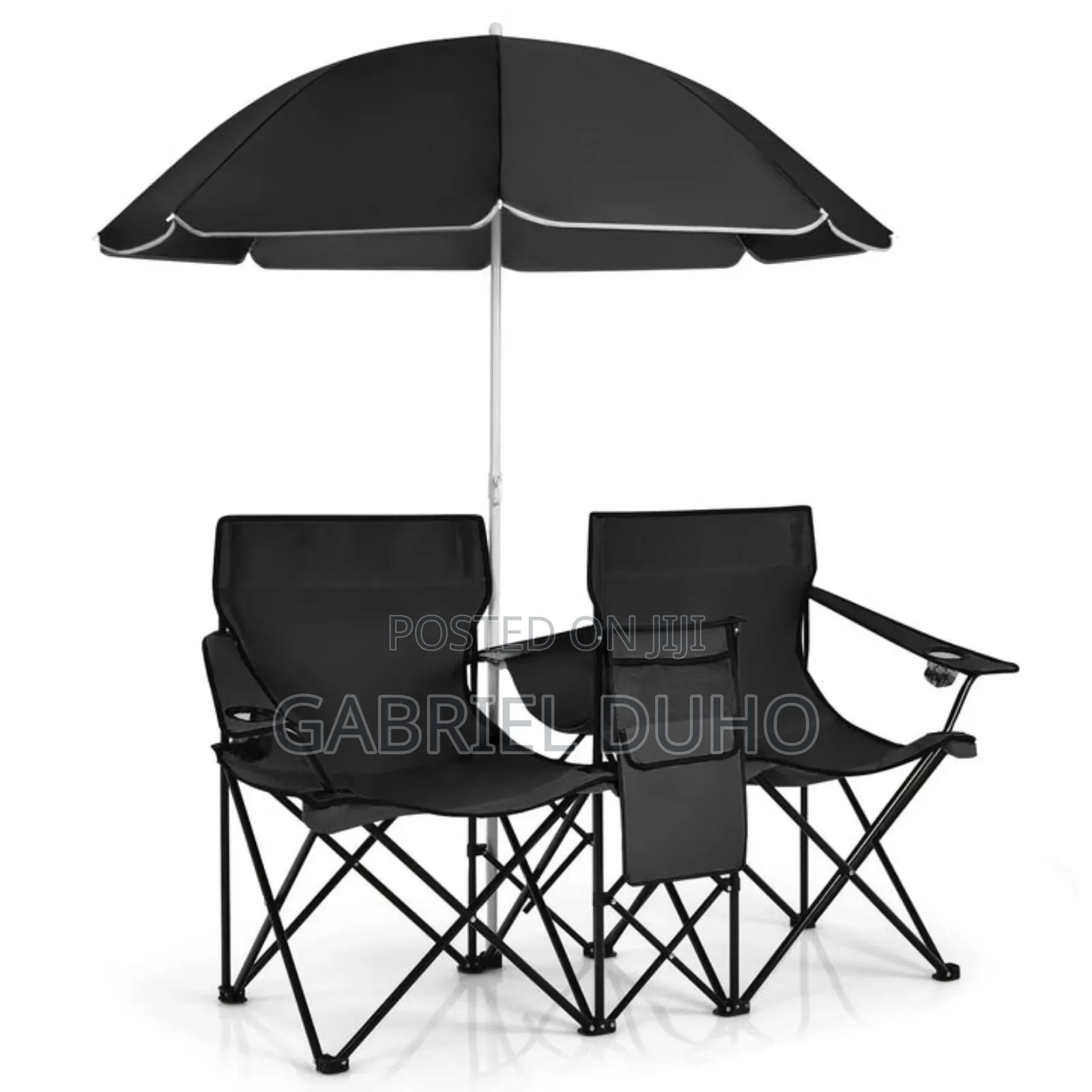 2 In 1 Foldable Picnic Chair With Umbrella