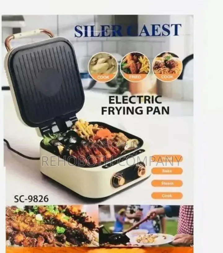 Siler Caest Multifunctional Electric Frying Pan Grill+Hotpot,