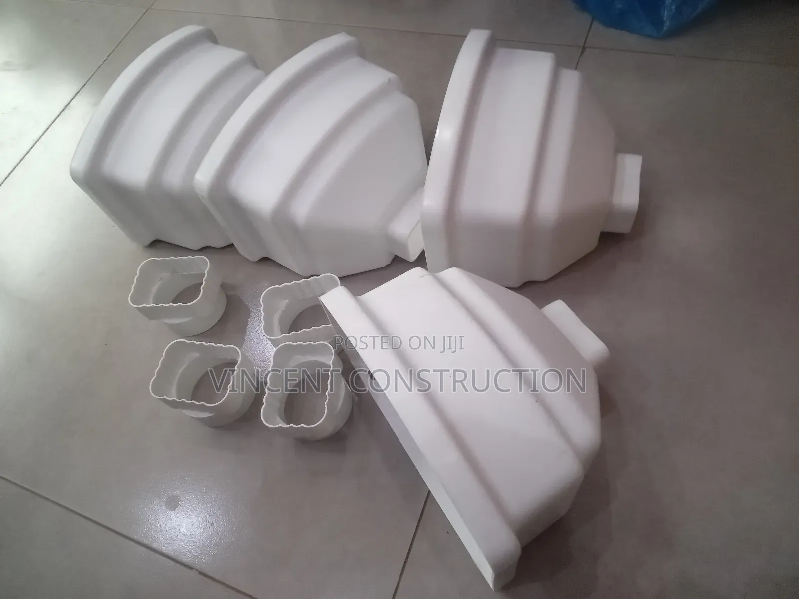 PVC 13fits Rain Gutters Accessories Available