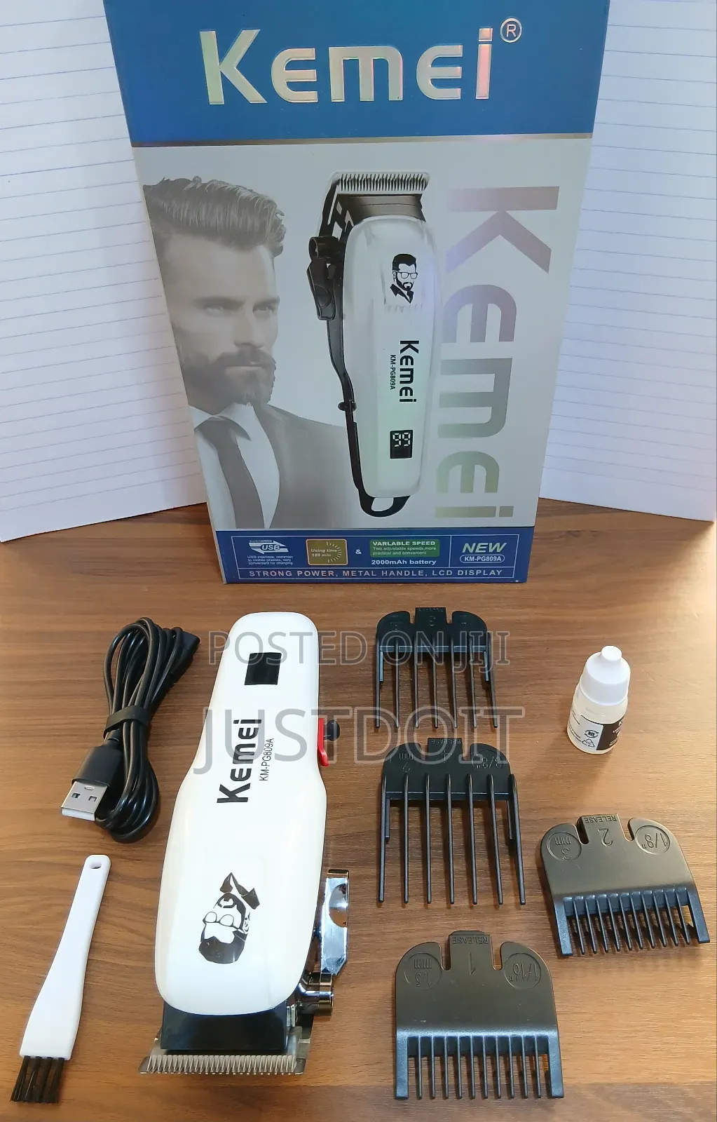 Kemei Pg809a Rechargeable Clipper