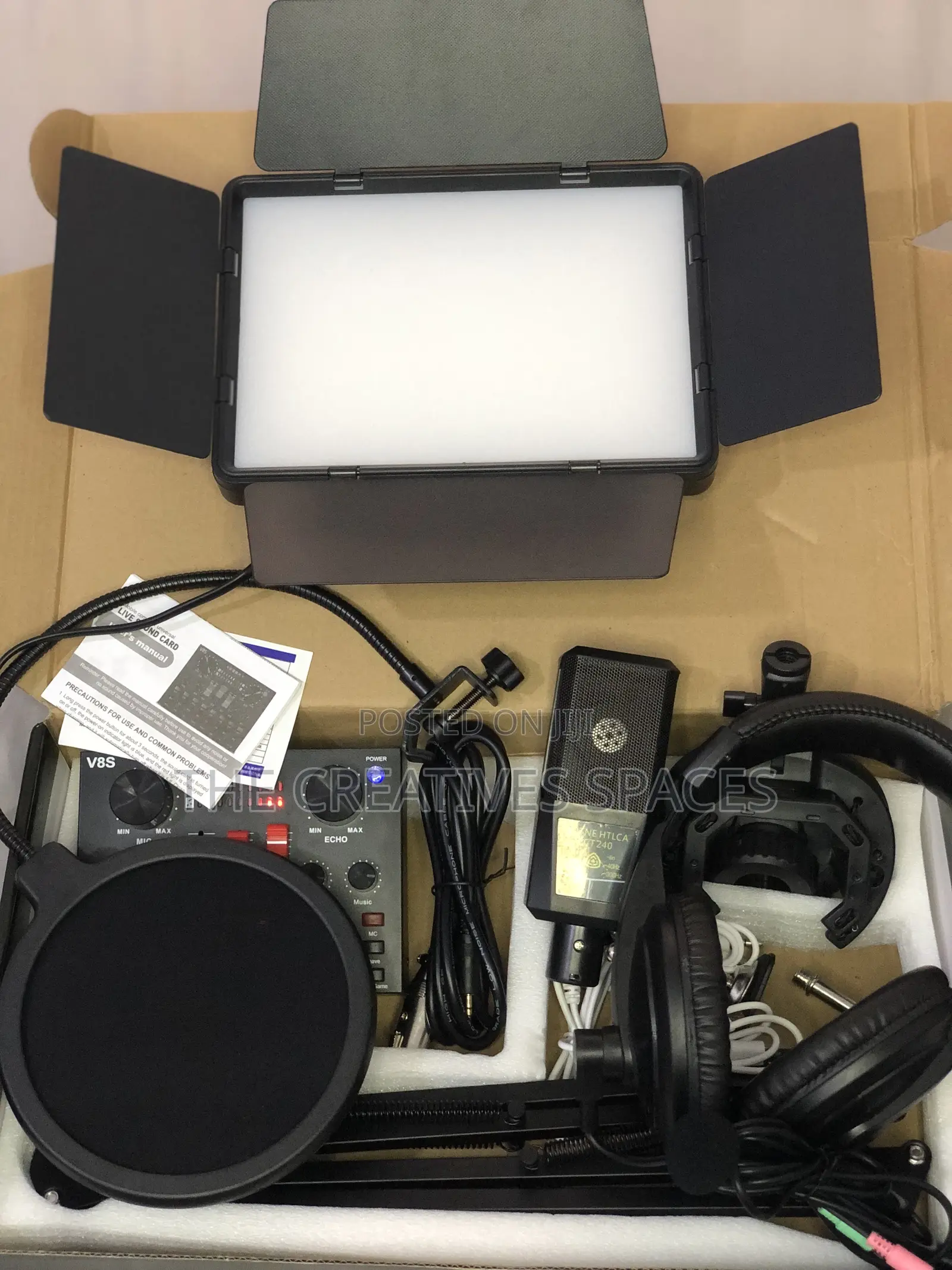 Autne Htlca LCT 240 Condenser Microphone Set + Headset + Speaker