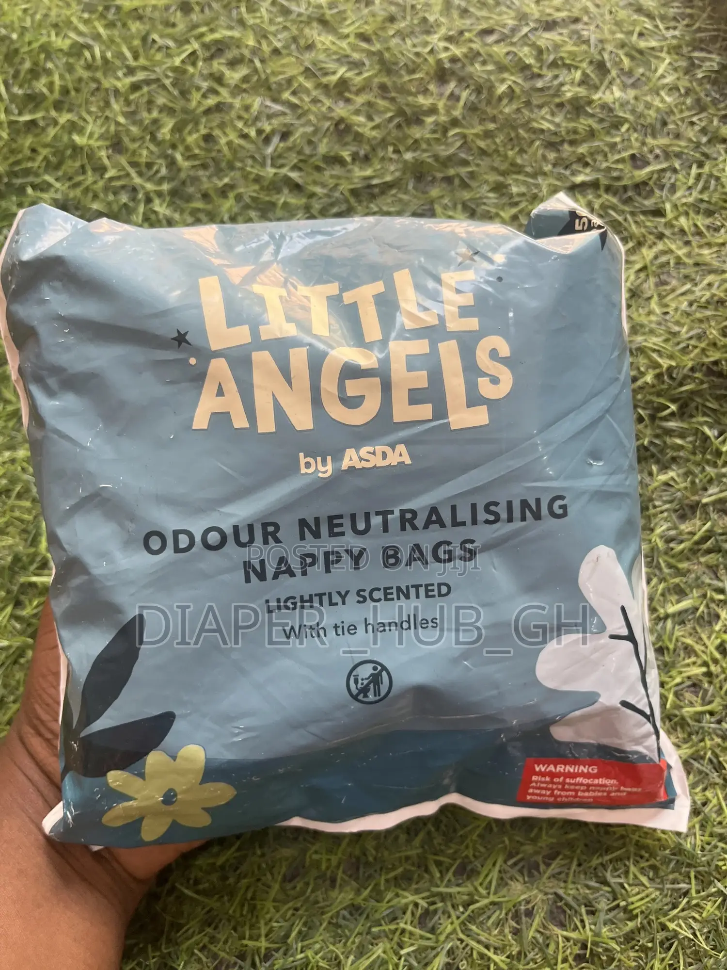 Little Angels Nappy Bags 150pcs (With Tie Handles