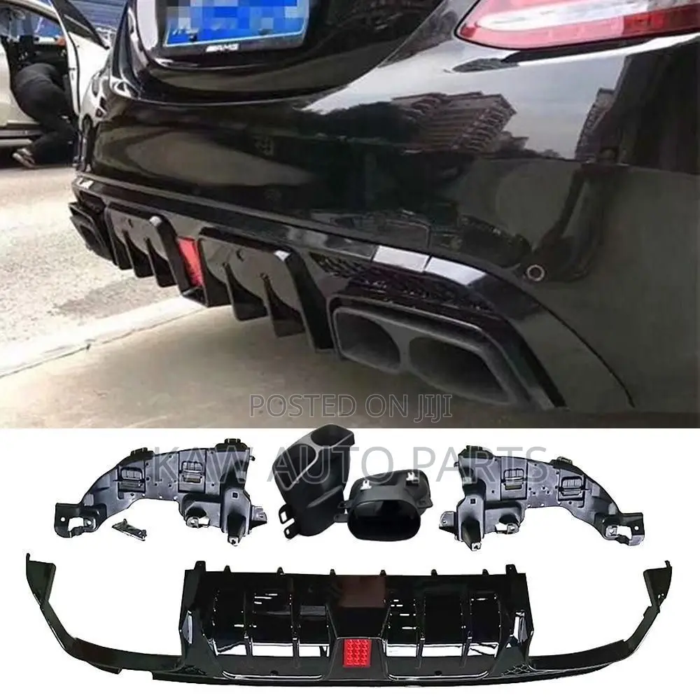 2016,2017,2018,2019,2020 Real Bumper Diffuser For Mercedes Benz C300
