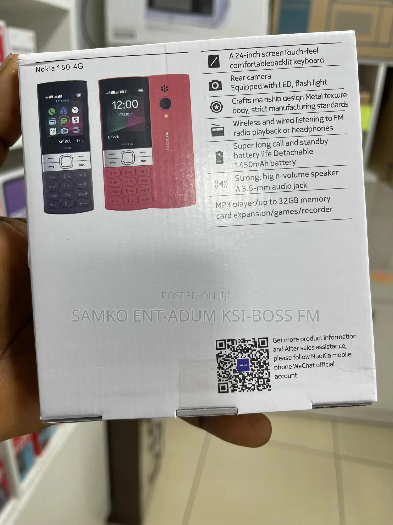 New Nokia 150 Black