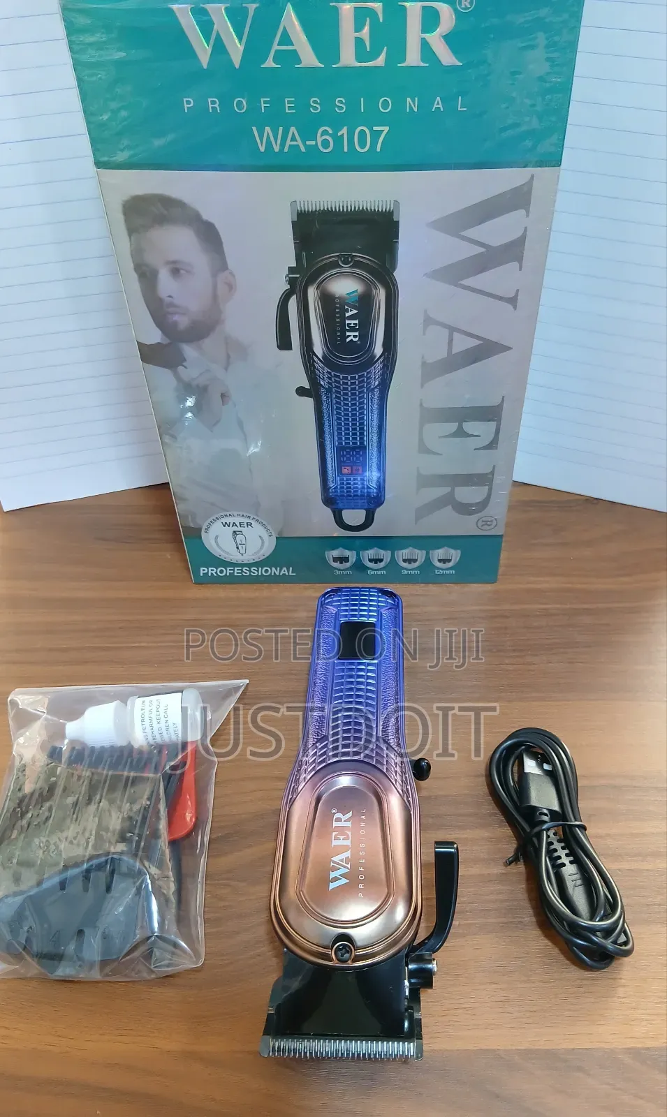 Waer 6107 Professional Rechargeable Clipper