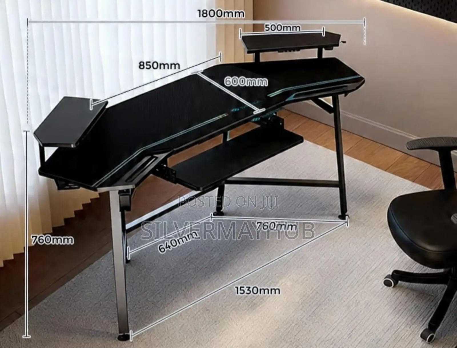 Super Extra Large Gaming Office Studio Desk