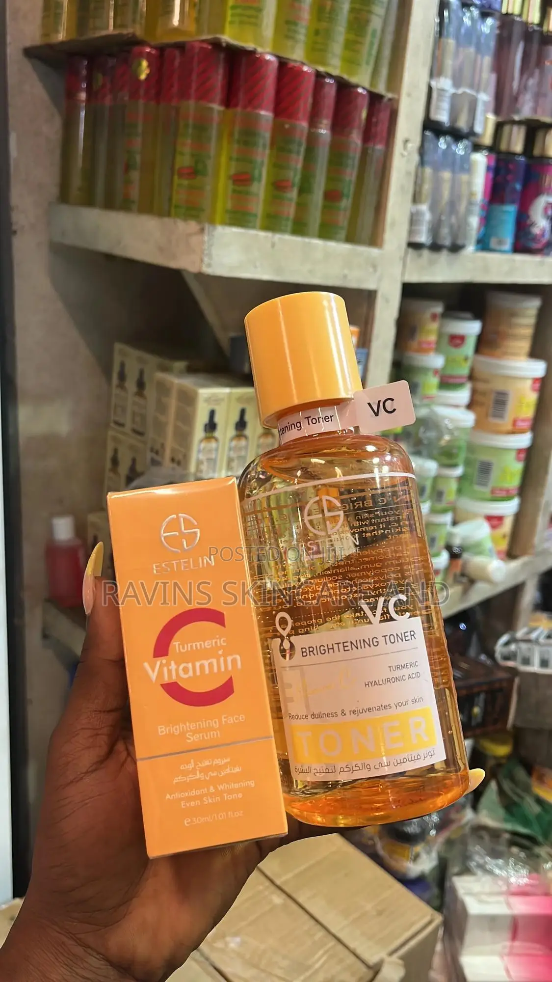 Estelin Serum and Toner