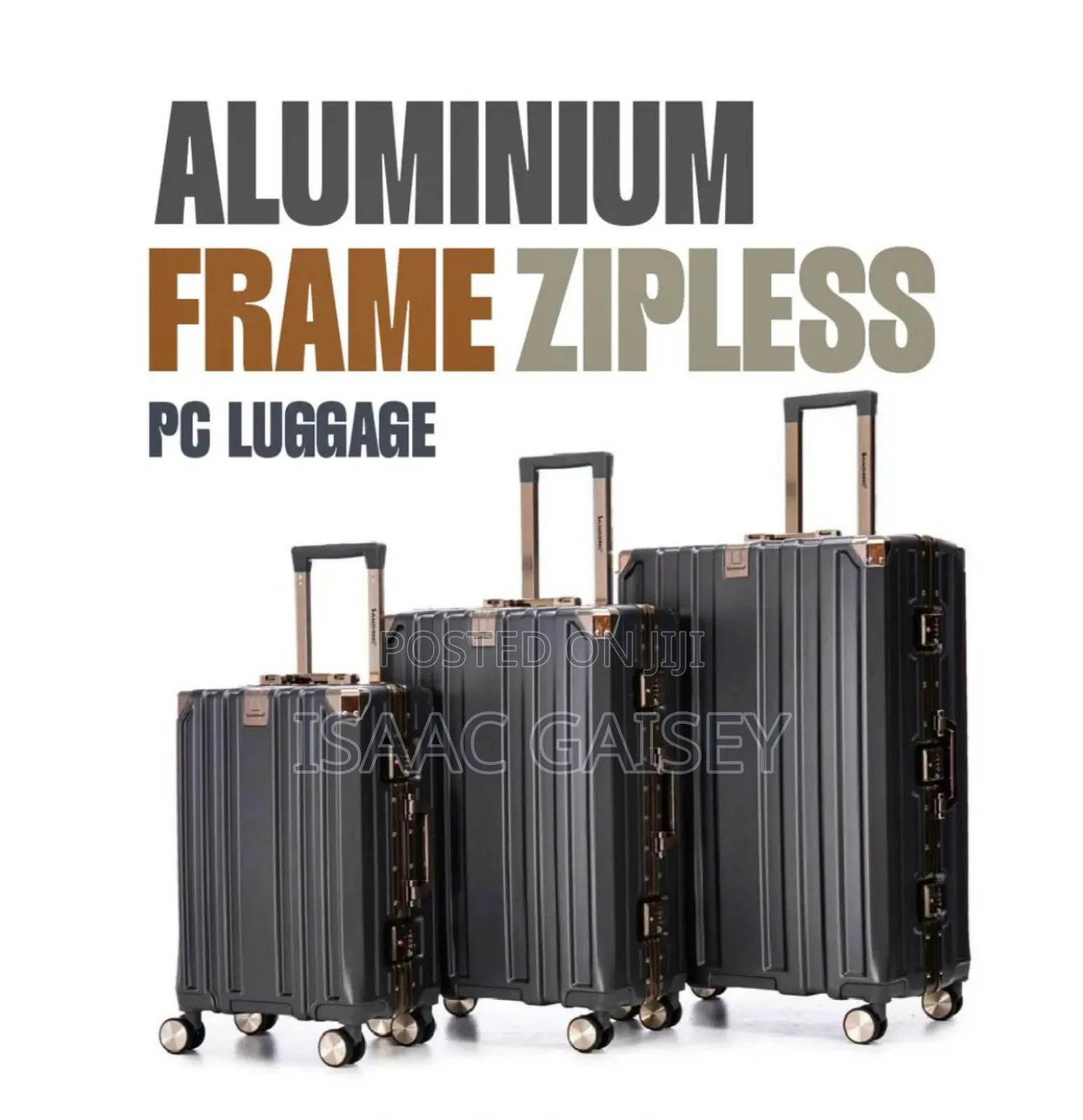 Durable Executive Luxury Zipless Luggages Promo From1st-6th September