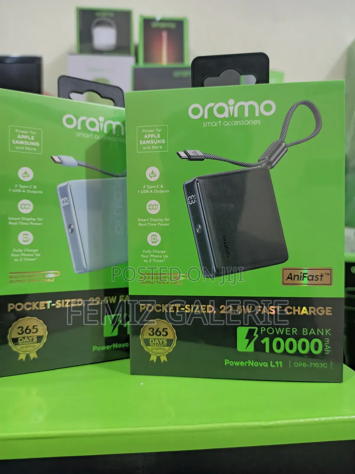 Oraimo Powernova L11 10000mah 22.5w Power Bank