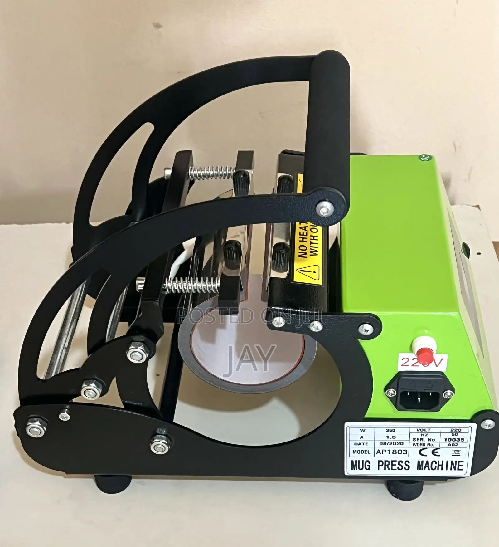 Mug Press Machine