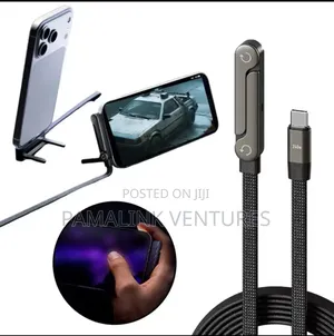 2-In1 240w Fast Charging Foldable Bracket Data Cable