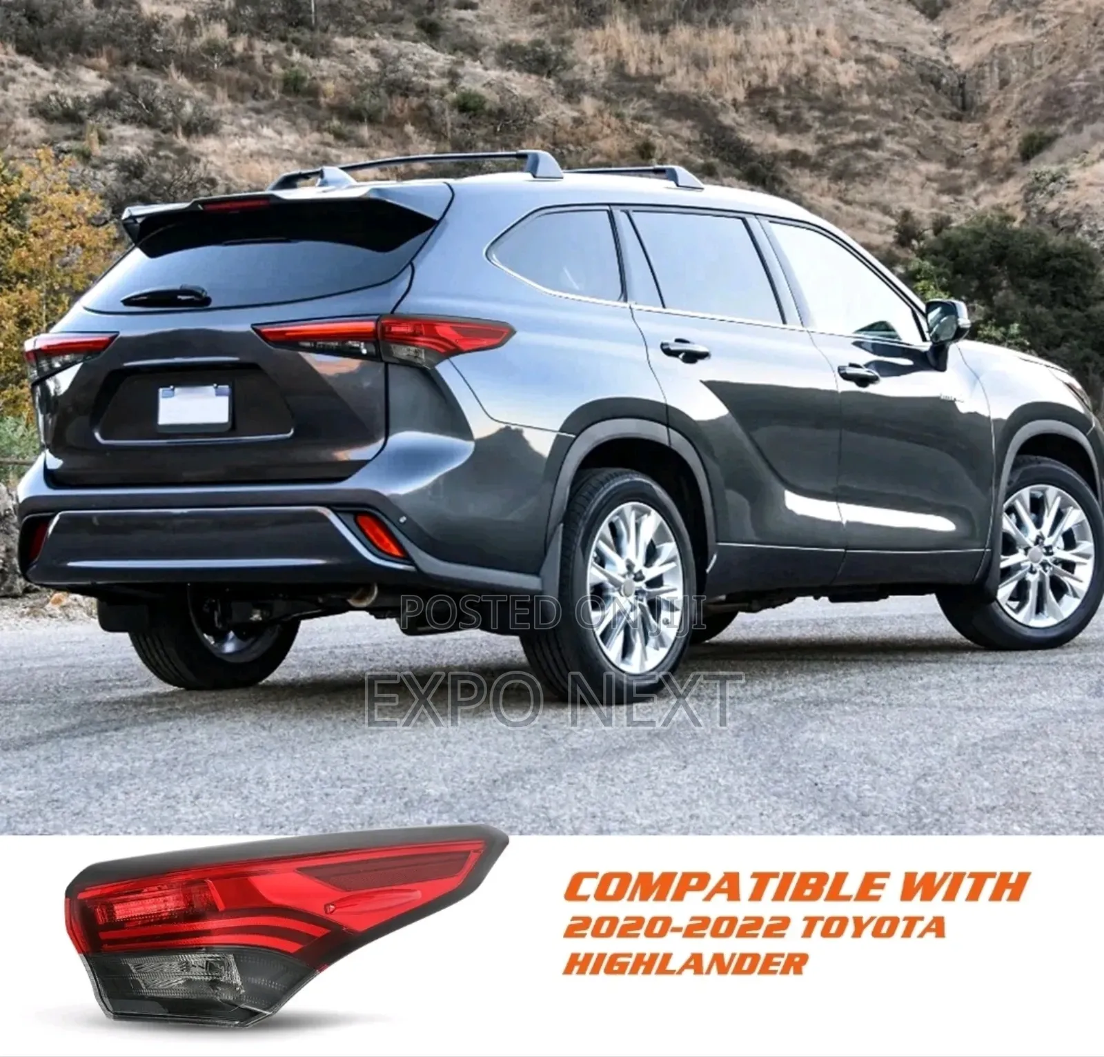 2020-2022 Toyota Highlander Outer Lamp Taillight Right Side