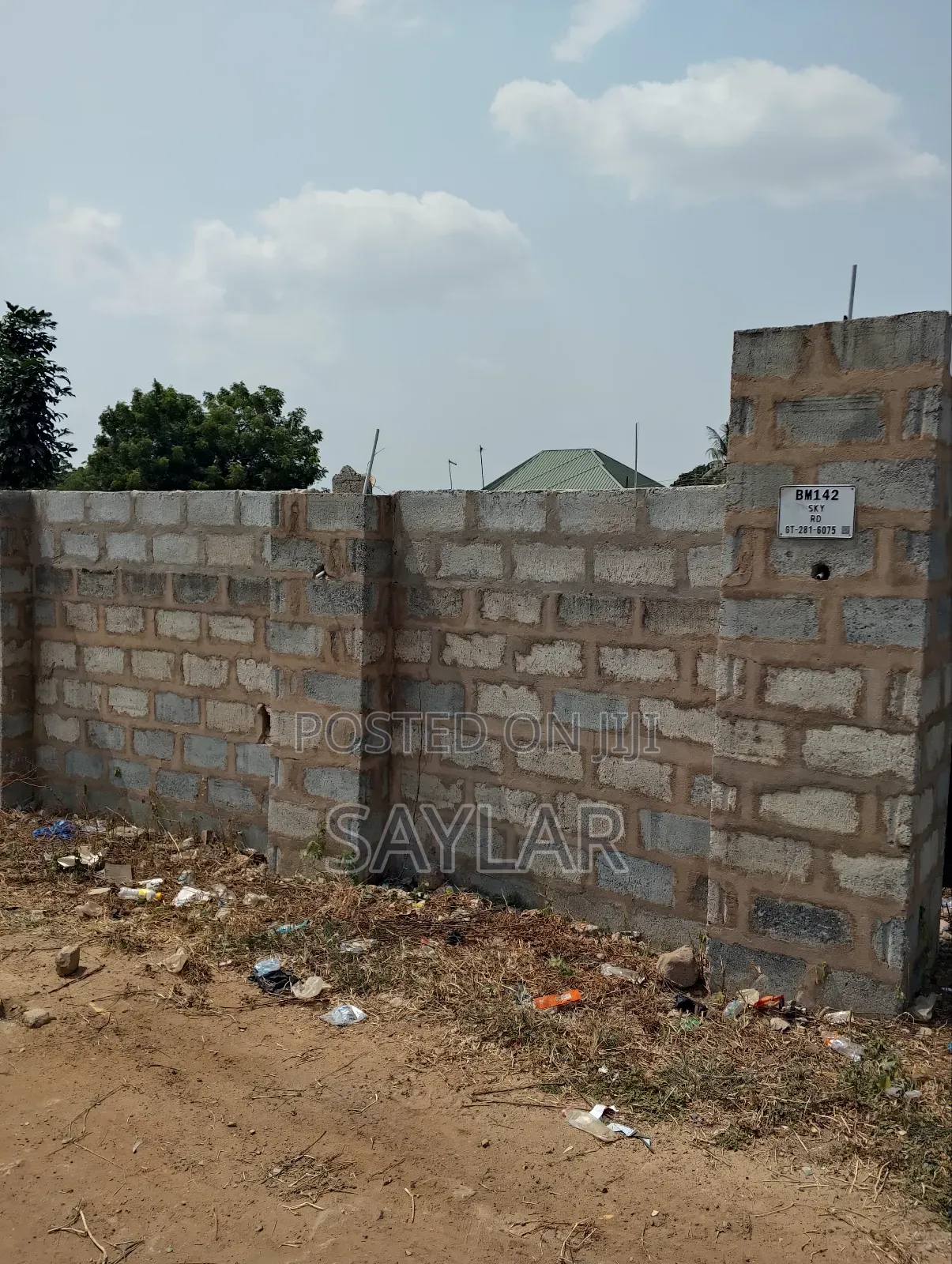 1 Plot Fenced With Gate and Footing Already Set for Sale Klagon