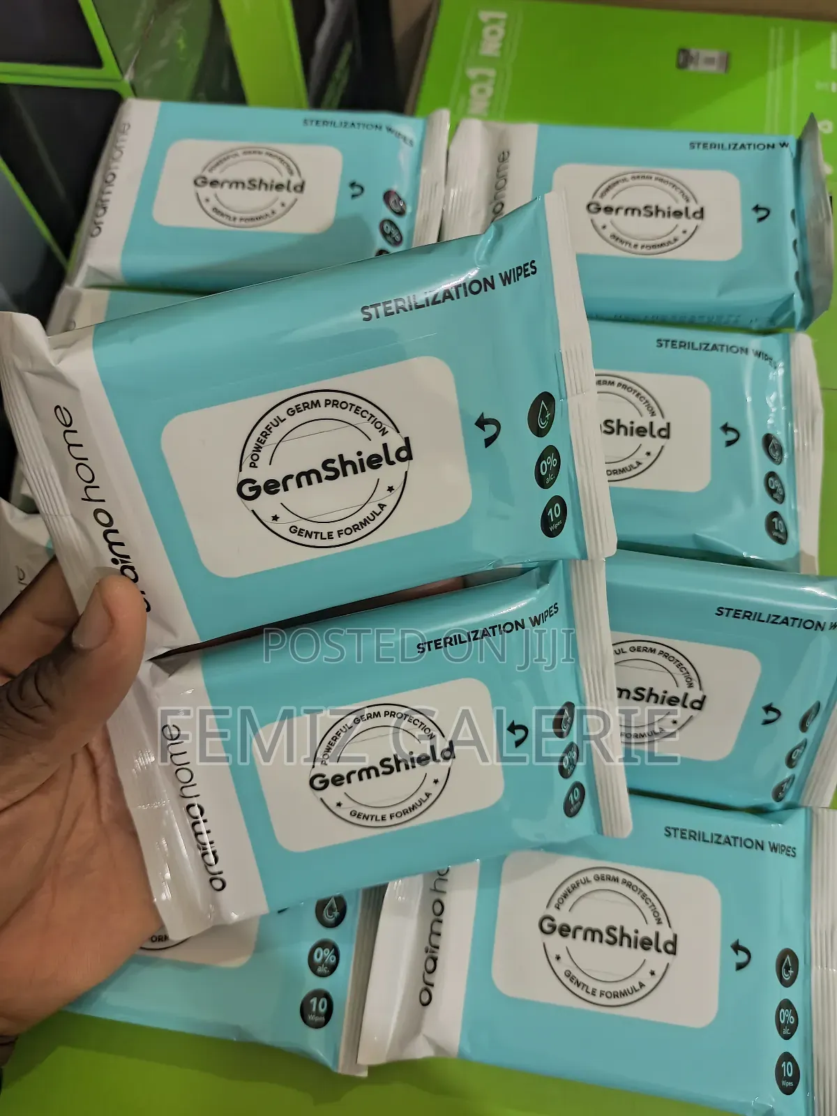Oraimo Germshield Wipes Alcohol-Free Plant-Based Sterilization Wipes