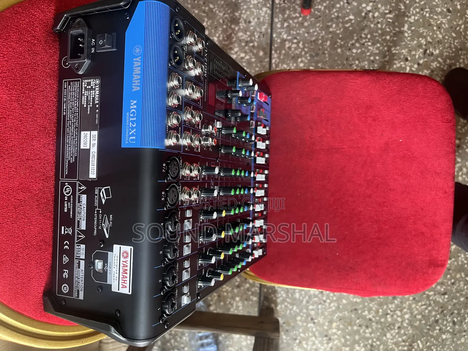 Yamaha Mg12xu 12 Channel Mixer