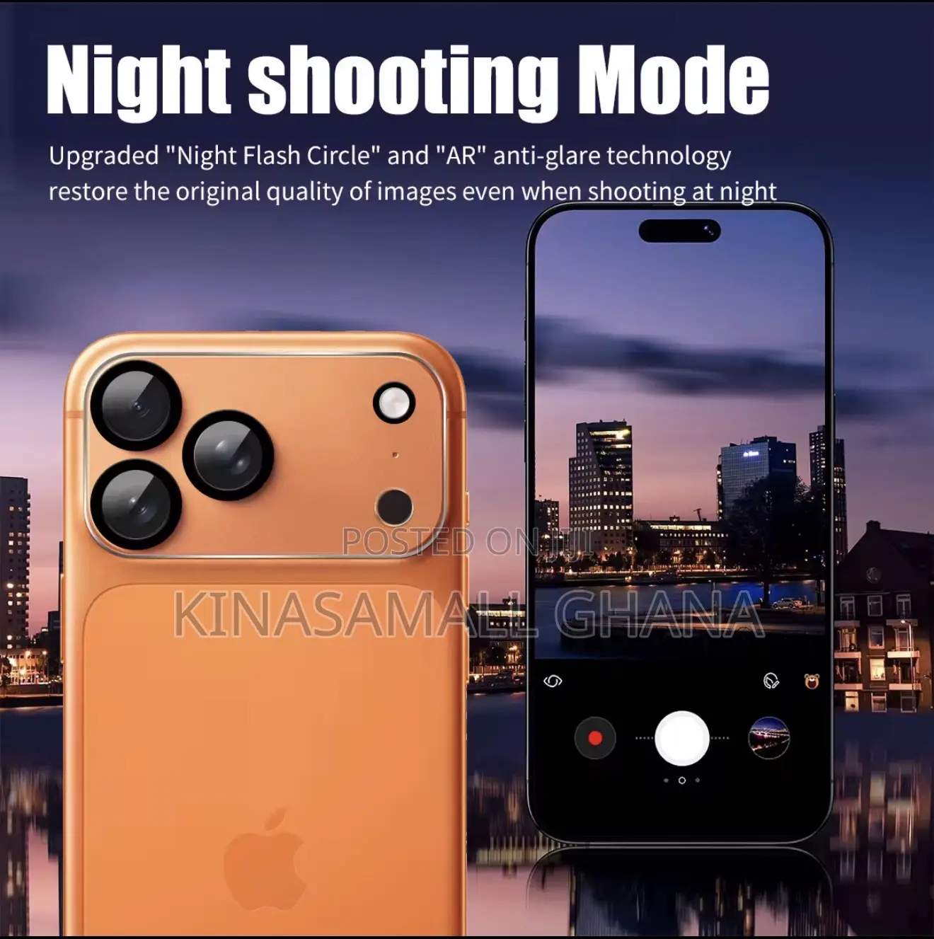 I Phone Camera Lens Protector – Crystal Clear Night-Shot Safe