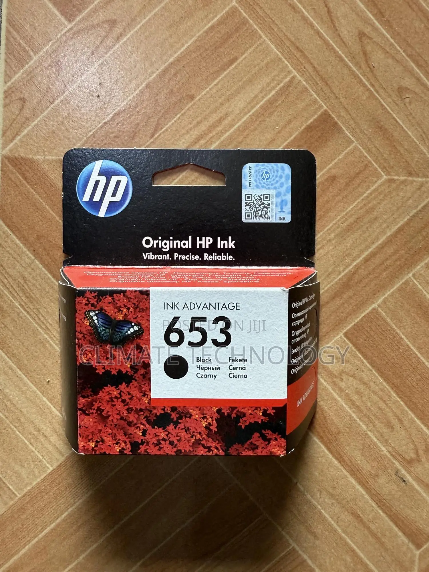 Hp 653 Black Ink