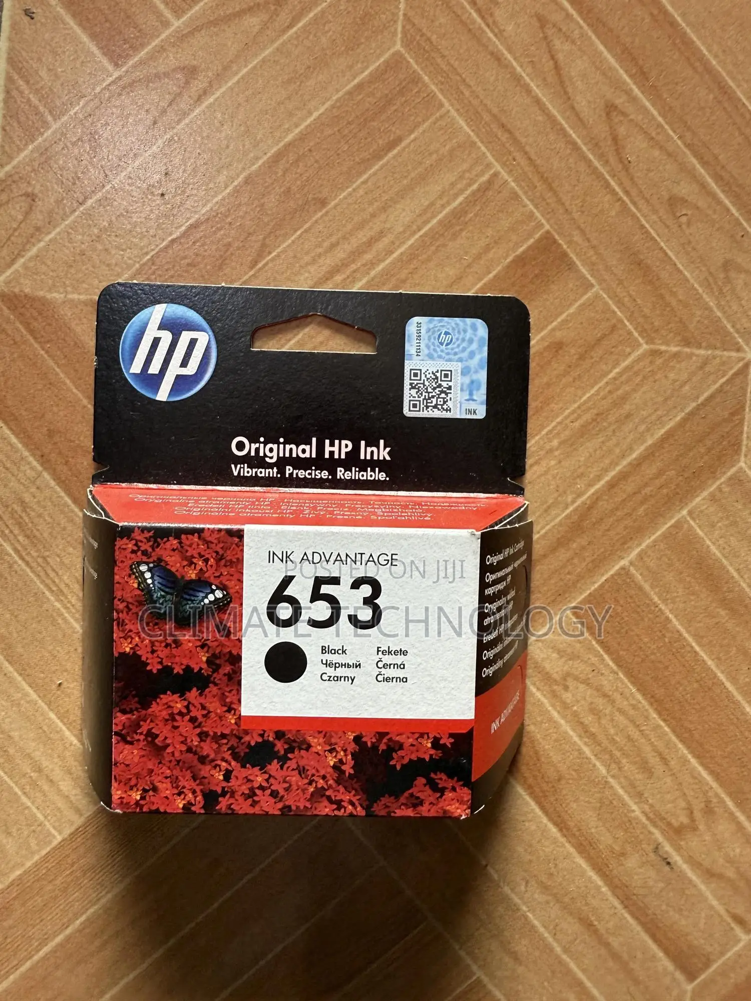 Hp 653 Black Ink