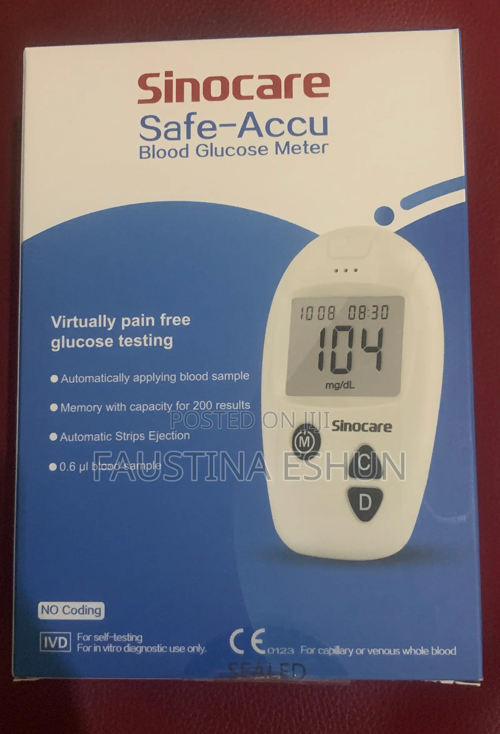 Safe -Accu Blood Glucometer