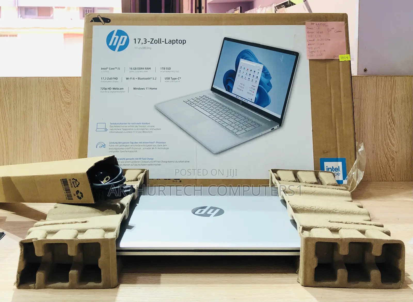 New Laptop HP 16GB AMD Ryzen 5 SSD 1T