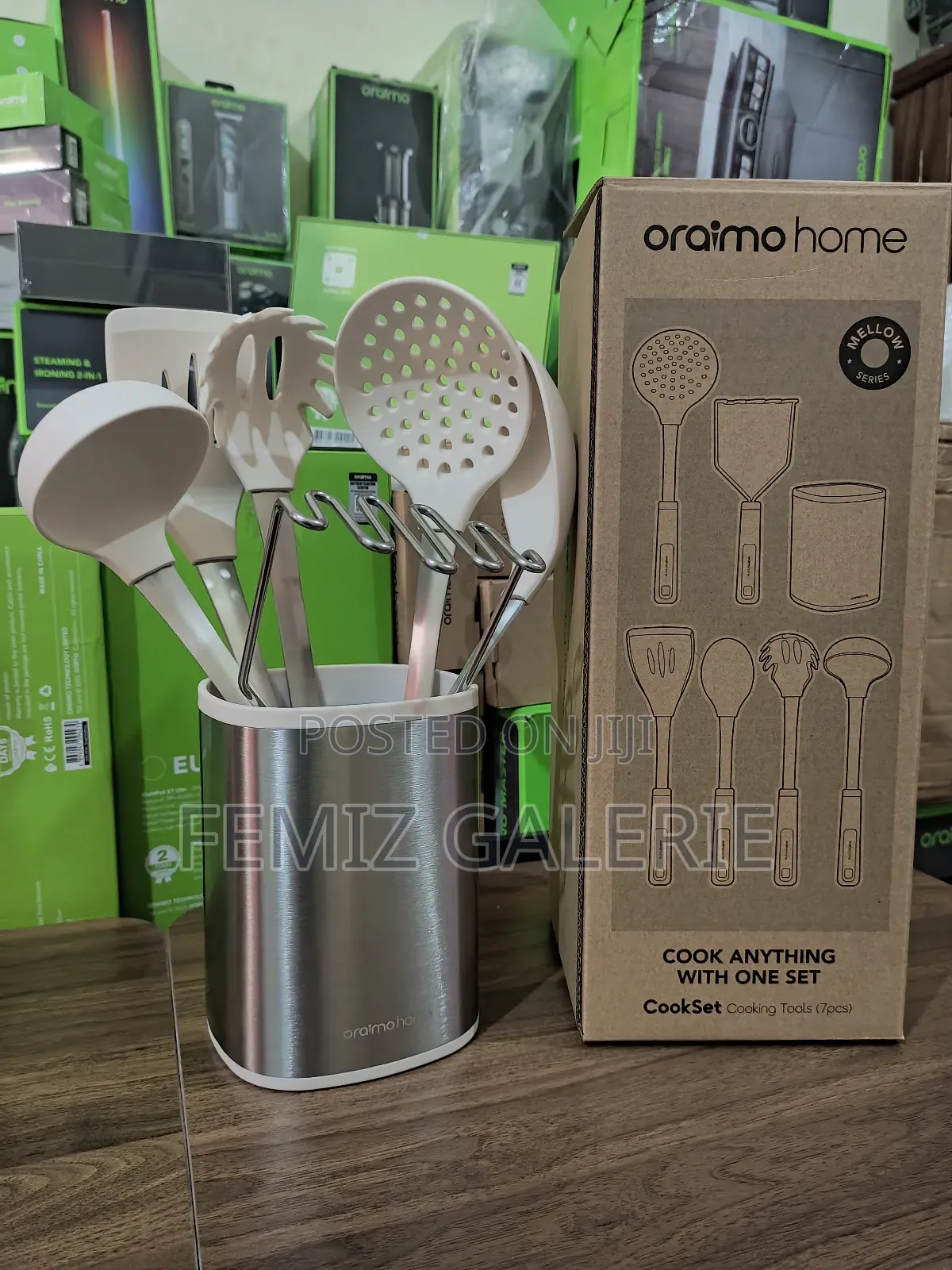 Oraimo Cookset Fda-Certified Food-Grade Silicone Utensil Sets