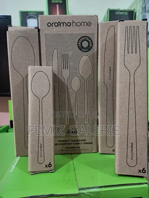 Oraimo Homeserve Smooth Edges Food-Grade 430 Steel Flatware Set-4x6pcs