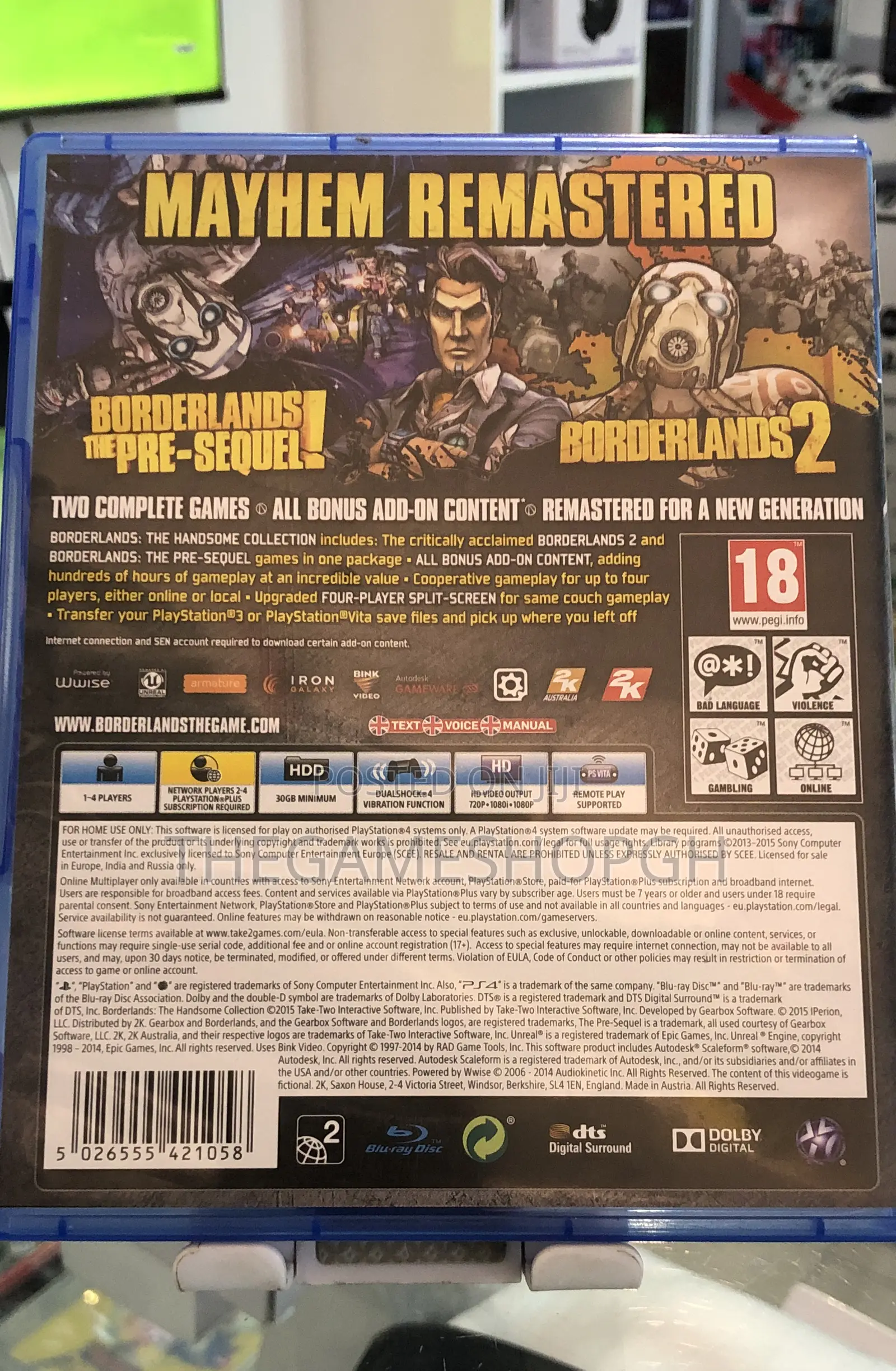 Borderlands for Ps4