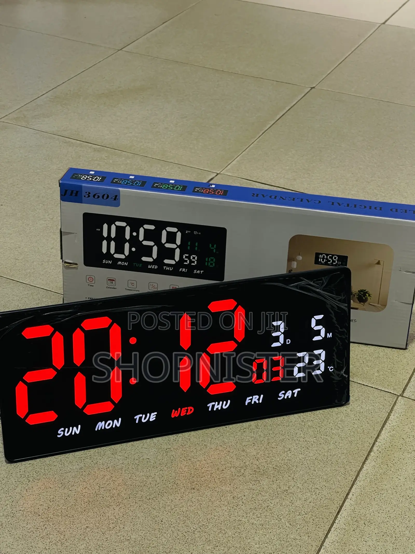 Digital Electronic Wall Clock