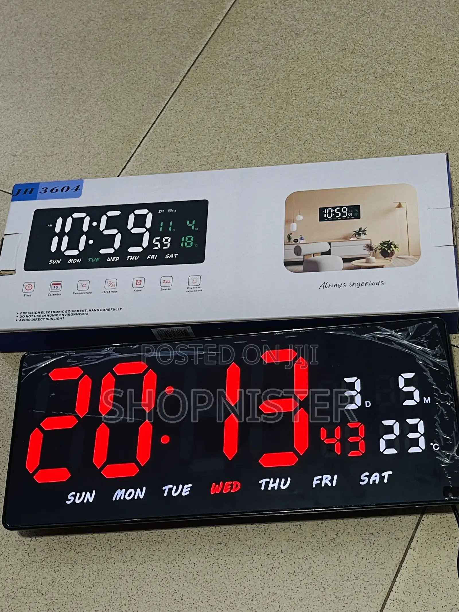 Digital Electronic Wall Clock