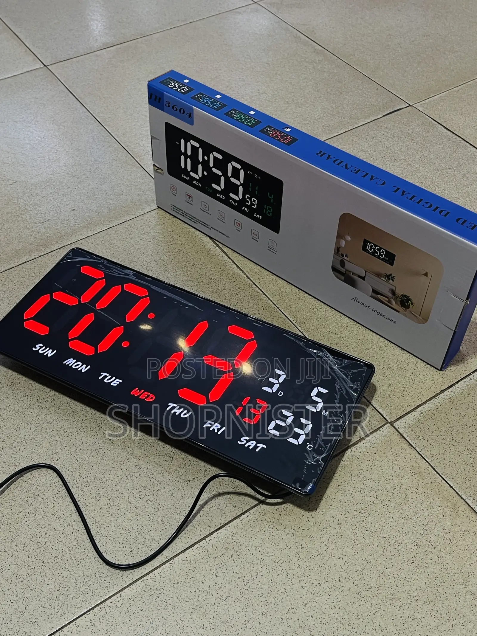 Digital Electronic Wall Clock