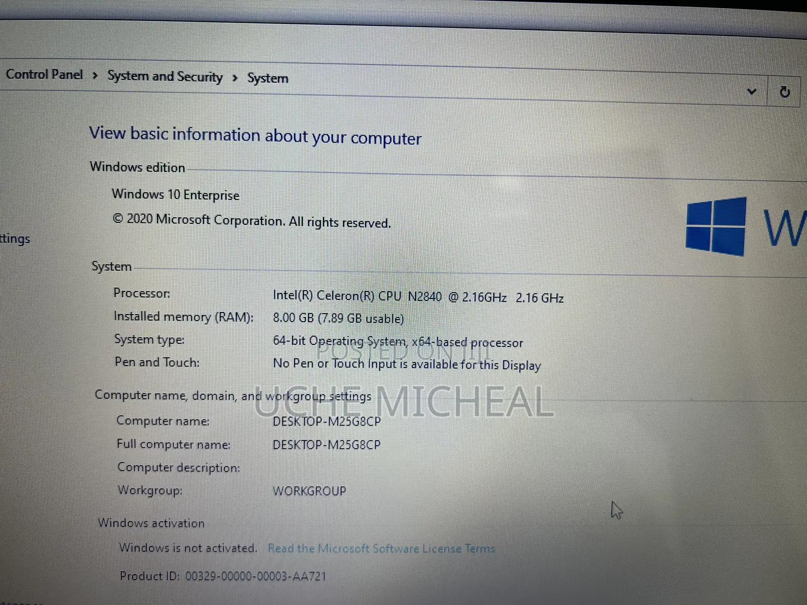 Laptop Acer Aspire ES1-512 8GB Intel HDD 1T