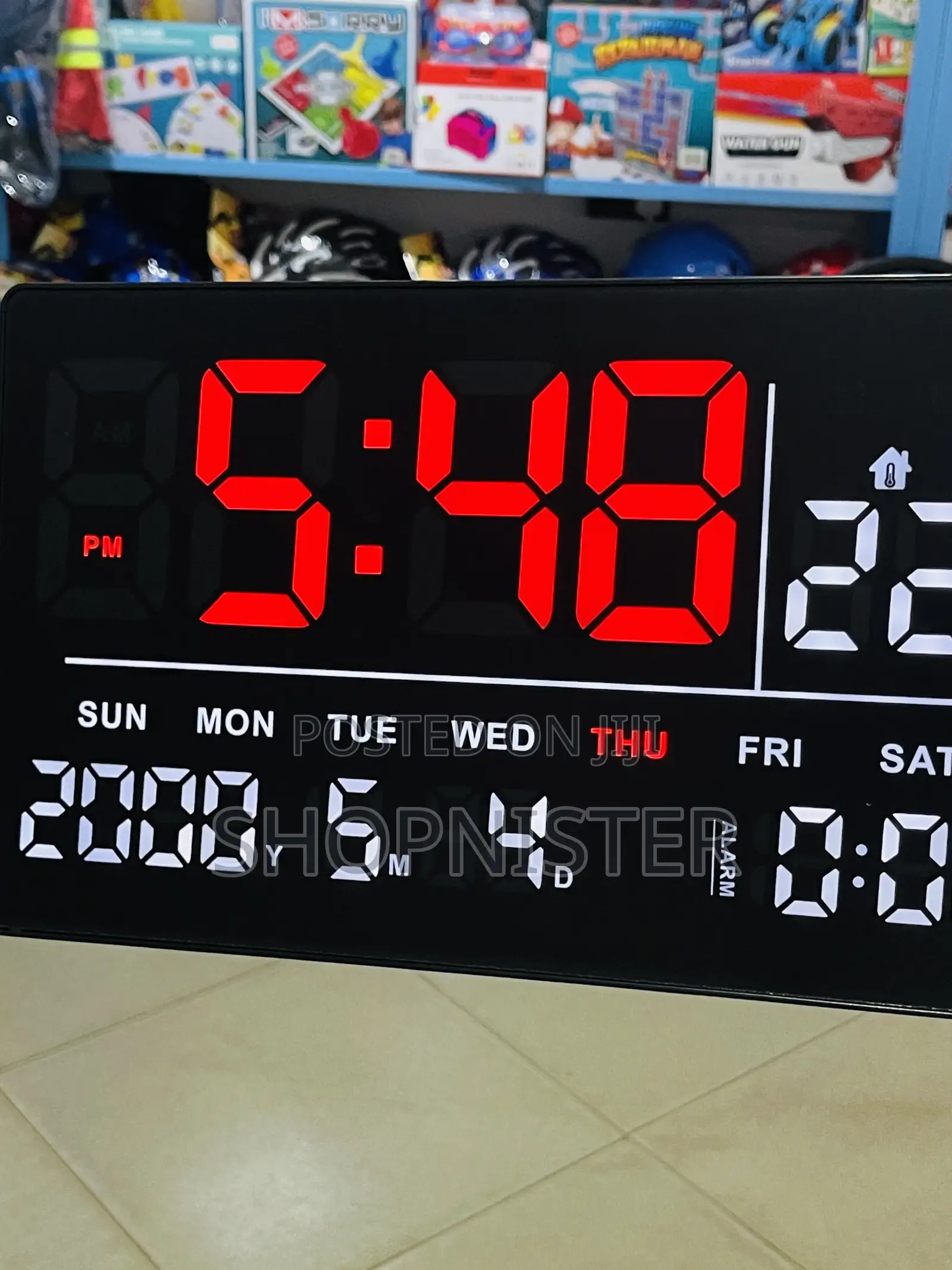 Led Display Wall Clock Electronic