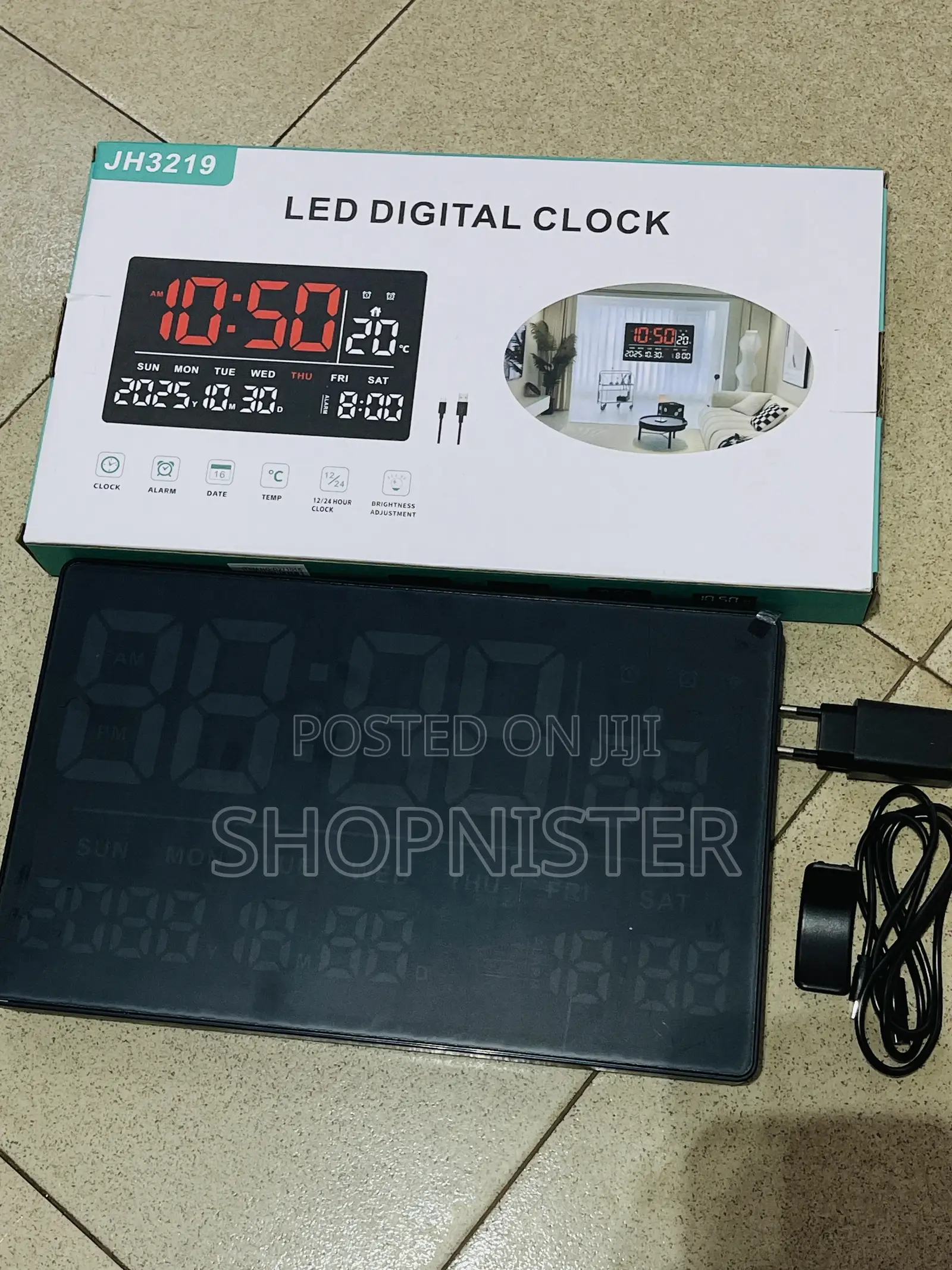 Led Display Wall Clock Electronic
