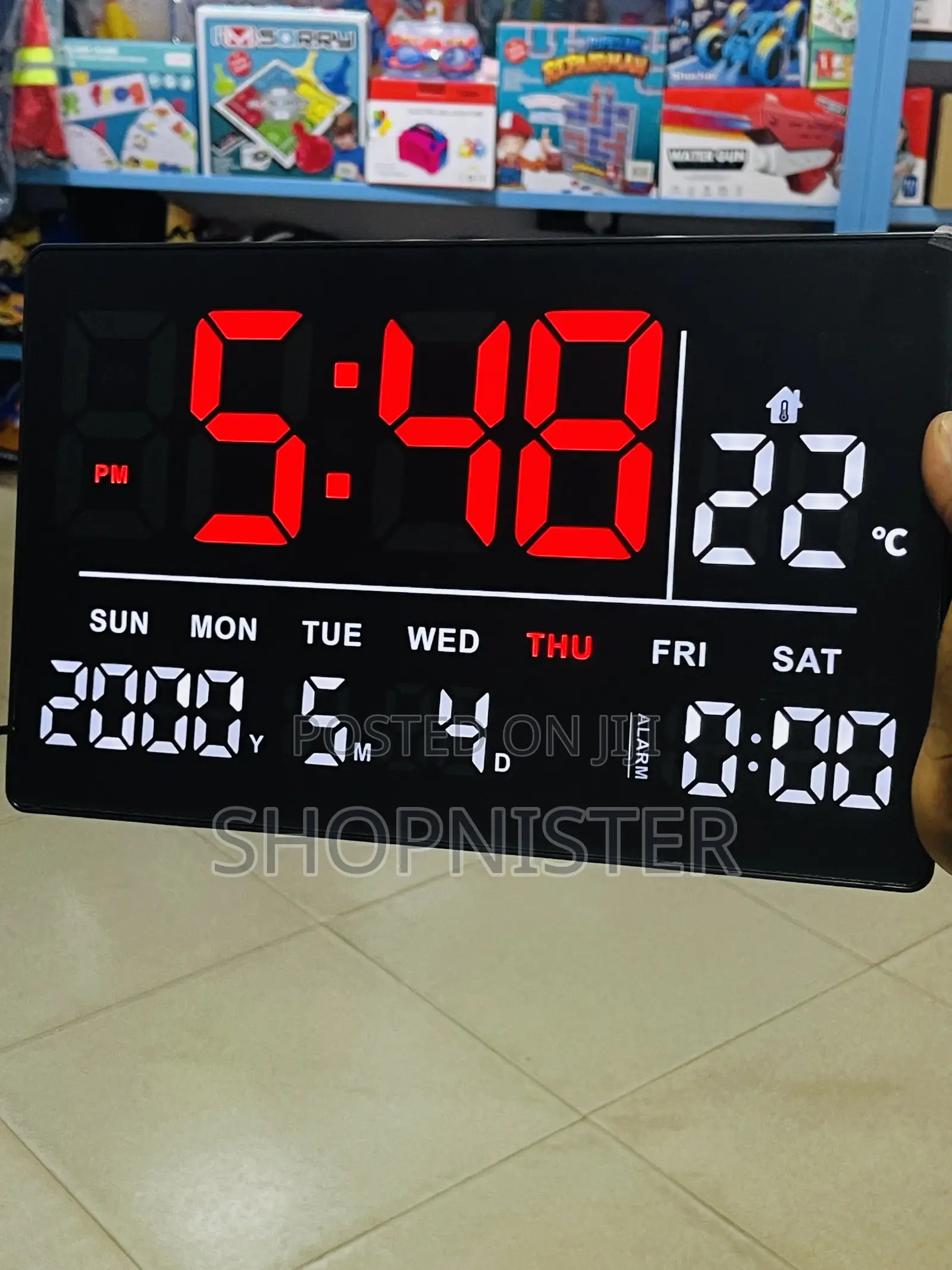 Led Display Wall Clock Electronic