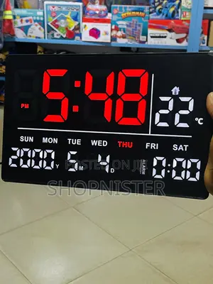 Led Display Wall Clock Electronic