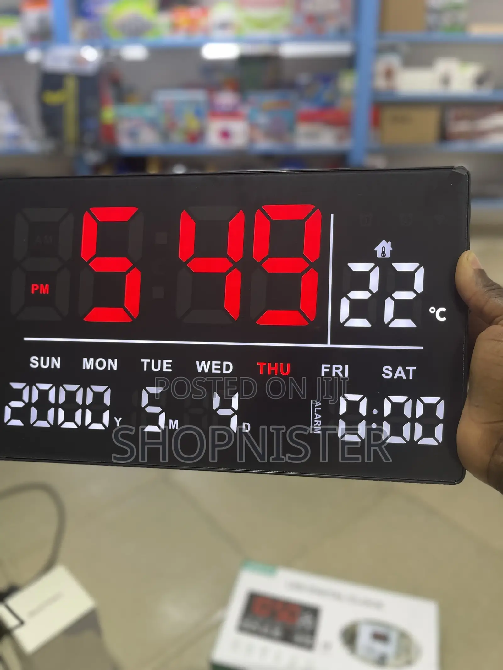 Led Display Wall Clock Electronic